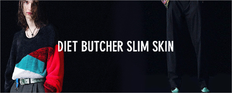 【SIZE3】DIET BUTCHERスリムスキン　カットオフスウェットパーカーdietbutcher