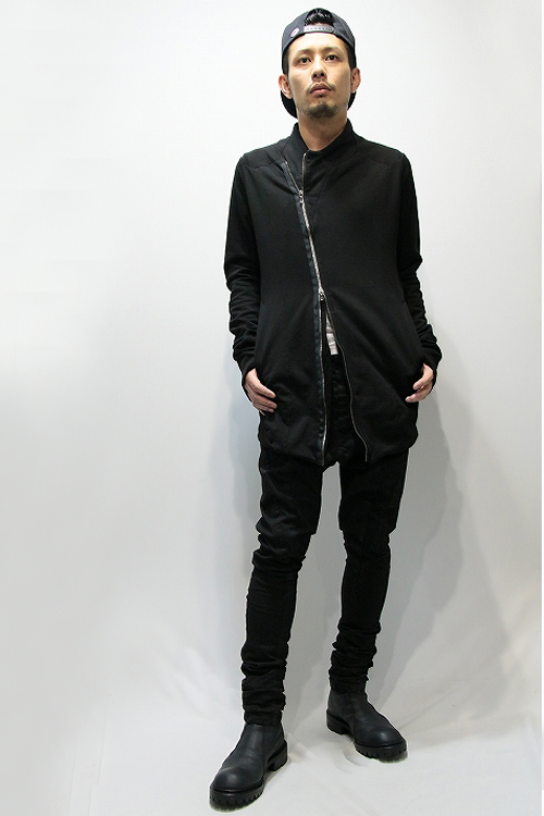 JULIUS 15SS シームドロングブルゾンβ BLACK「I.D.HEART」