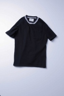【20%OFF】9200 レインボーカラーTシャツ BLACK×MONOTONE