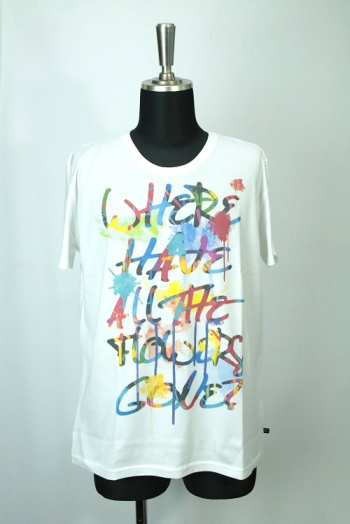 【30%OFF】glamb パシフィズムTシャツ White