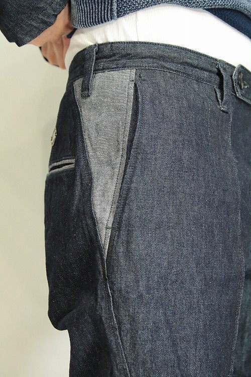 VADEL intuck trousers shorts インディゴ サイズ46 fiec.pk
