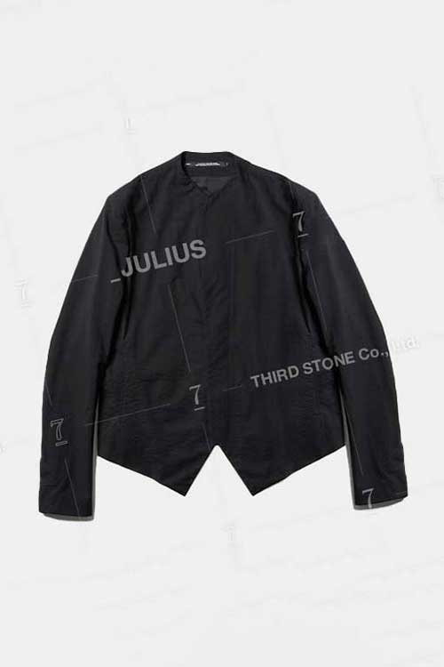 JULIUS/ユリウス/スタンドカラーサテンジャケット/817JAM4 ブルゾン 