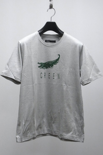 【65%OFF】08sircus プリントカットソー GRAY×GREEN
