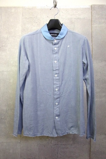 【65%OFF】08sircus スラブシャツ SAX BLUE