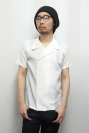 【65%OFF】N4 ダブルブレストオープンカラーシャツ OFF