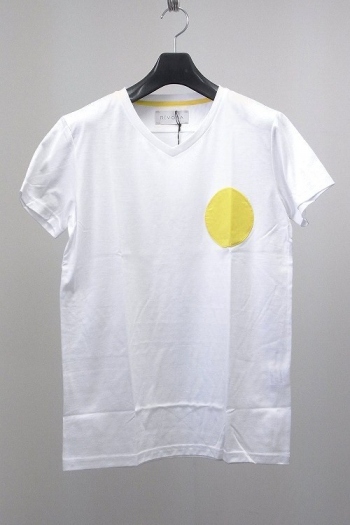 【65%OFF】RIVORA フルムーンポケットTシャツ WHITE/YELLOW